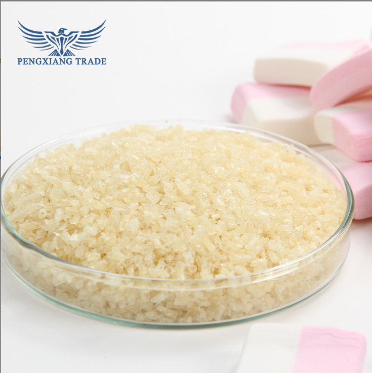 Food Grade Gelatin 40 50 60 80 Mesh 245 Bloom Fish Gelatin